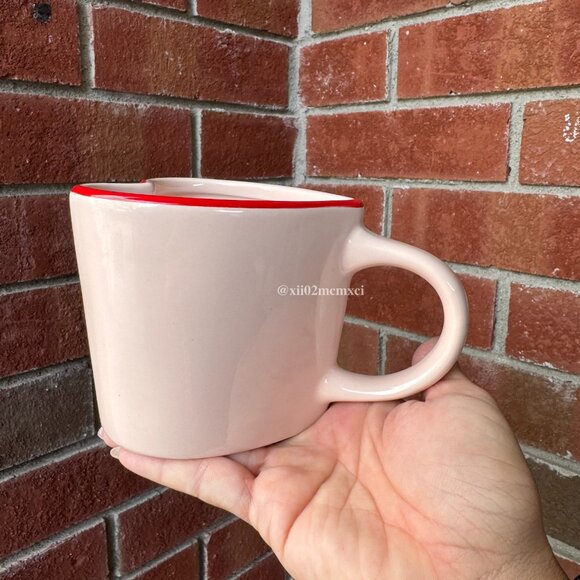 TARGET THRESHOLD VALENTINE'S DAY HEART MUG PINK 1CT - Picture 2 of 5